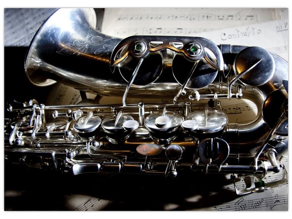 Obraz - Saxofon (70x50 cm)