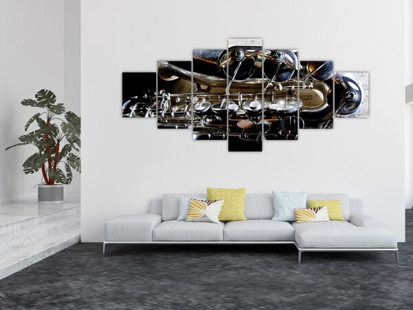 Obraz - Saxofon (210x100 cm)