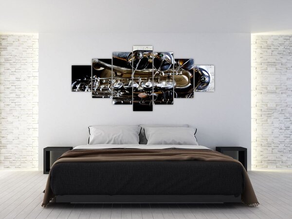 Obraz - Saxofon (210x100 cm)