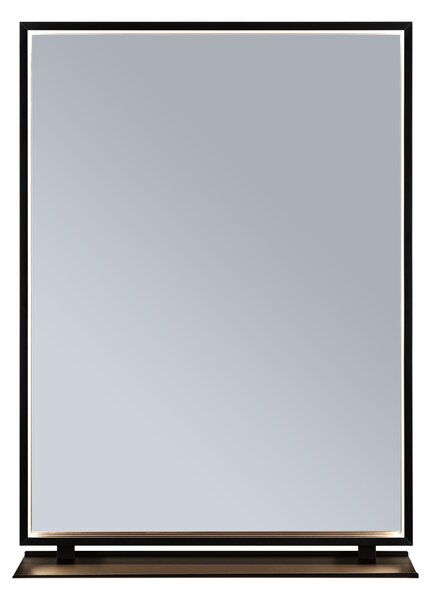 Paulmann 71093 Miro, zrcadlo s osvětlením a s policí, 11W LED Tunable White, černá, 45x62cm, IP44