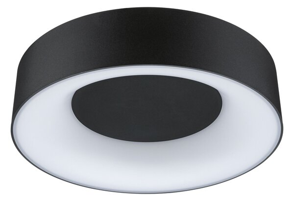 Paulmann 71096 Casca, koupelnové stropní svítidlo LED 16W White Switch, černá, průměr 30cm, IP44