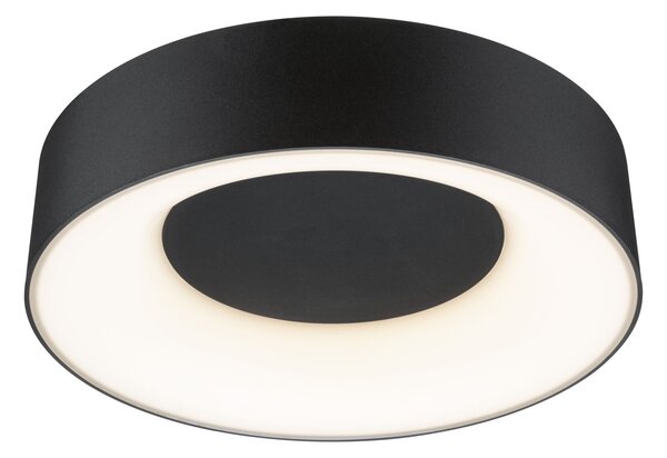Paulmann 71096 Casca, koupelnové stropní svítidlo LED 16W White Switch, černá, průměr 30cm, IP44