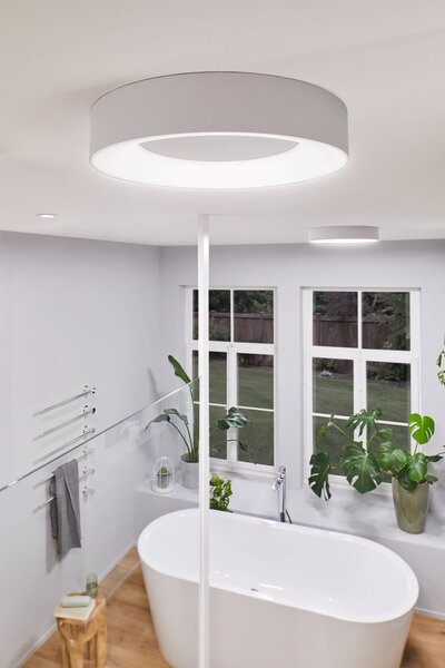 Paulmann 78947 Casca, koupelnové stropní svítidlo LED 23W White Switch, bílá, průměr 40cm, IP44