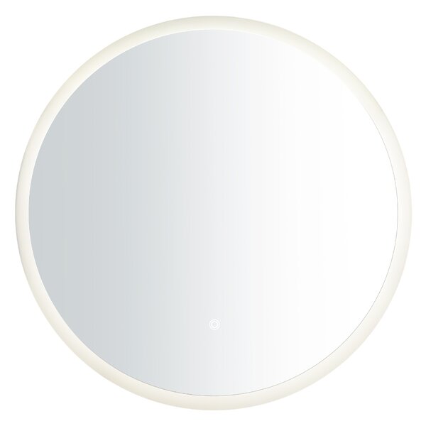 Nordlux 2310251000 Dovina, zrcadlo s osvětlením, 20W LED 4000K, s vypínačem, prům. 60cm, IP44