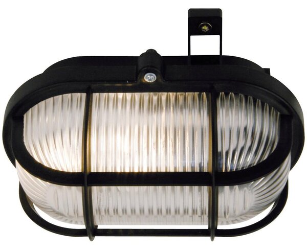 Nordlux 17051003 Skotlampe, venkovní nástěnné svítidlo, 1xE27 max 60W, plast, černá, IP44, průměr 18cm