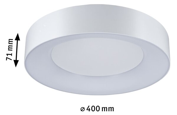 Paulmann 78947 Casca, koupelnové stropní svítidlo LED 23W White Switch, bílá, průměr 40cm, IP44
