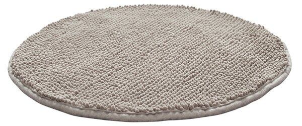Koupelnová předložka HAPPY 1 šedohnědá, Ø 55 cm