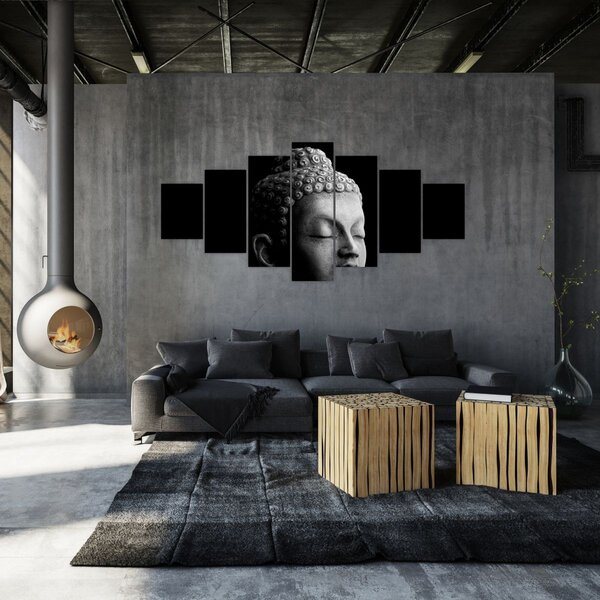 Obraz - Buddha, portrét (210x100 cm)