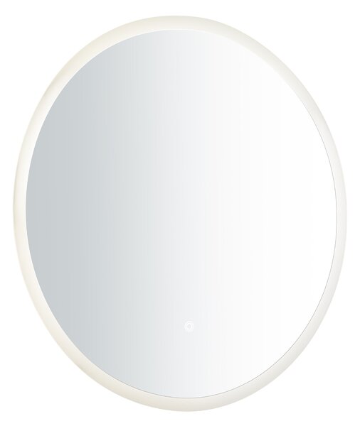 Nordlux 2310251000 Dovina, zrcadlo s osvětlením, 20W LED 4000K, s vypínačem, prům. 60cm, IP44