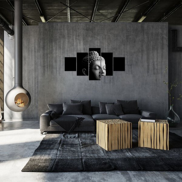 Obraz - Buddha, portrét (125x70 cm)