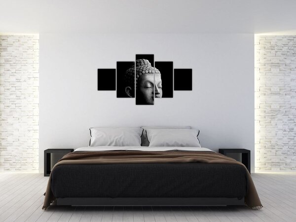 Obraz - Buddha, portrét (125x70 cm)