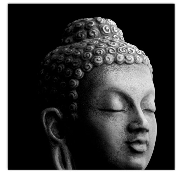 Obraz - Buddha, portrét (30x30 cm)