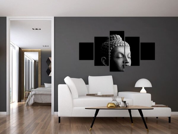Obraz - Buddha, portrét (125x70 cm)