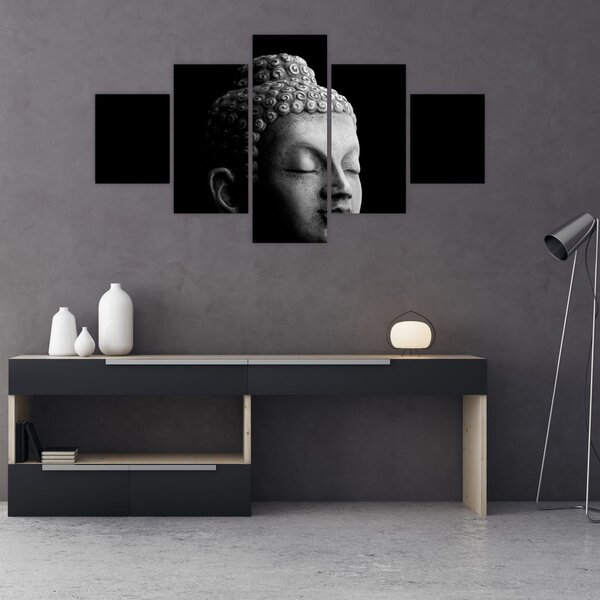 Obraz - Buddha, portrét (125x70 cm)