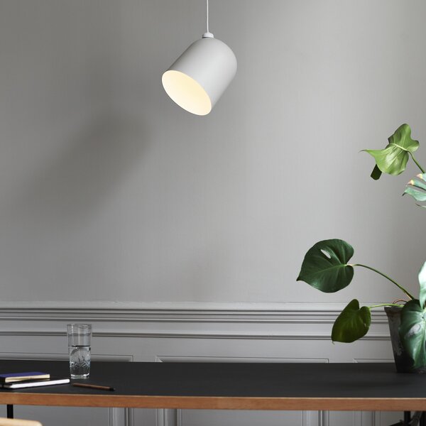 Nordlux 2020673001 Angle E27, závěsné svítidlo s možností změny směru svícení, 1x E27 max.60W, bílošedá, průměr 20,6cm
