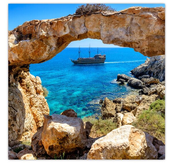 Obraz - Cape Greco (30x30 cm)