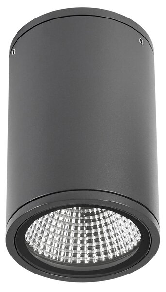 Schrack Venkovní stropní svítidlo Almeria Small LED 12,5W 3000K, antracit, průměr 9cm, IP54