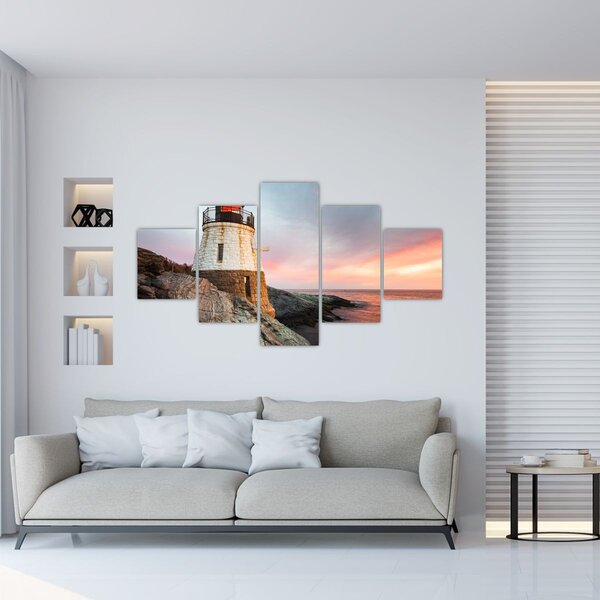 Obraz - Maják Castle Hill (125x70 cm)