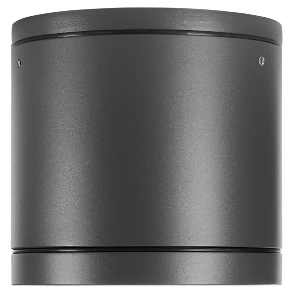 Schrack Venkovní stropní svítidlo Almeria Medium LED 23W 3000K, antracit, průměr 14,5cm, IP54