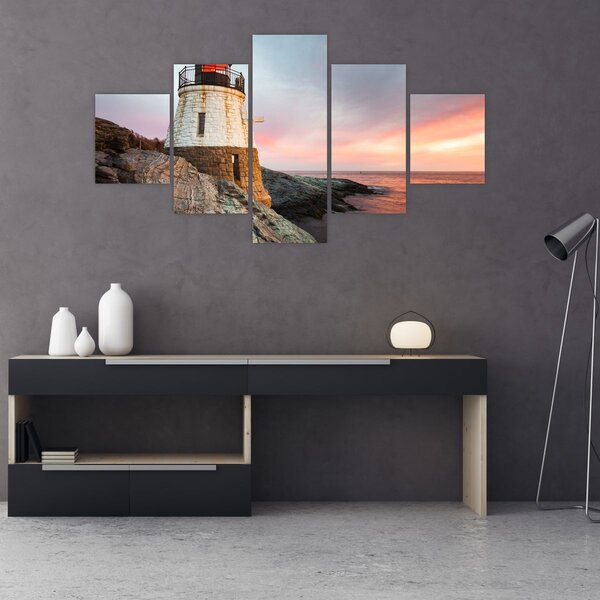 Obraz - Maják Castle Hill (125x70 cm)