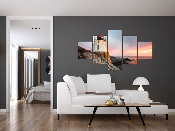 Obraz - Maják Castle Hill (125x70 cm)