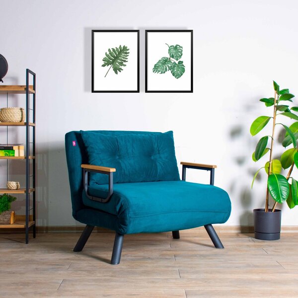 Křeslo Sando Single Petrol Green