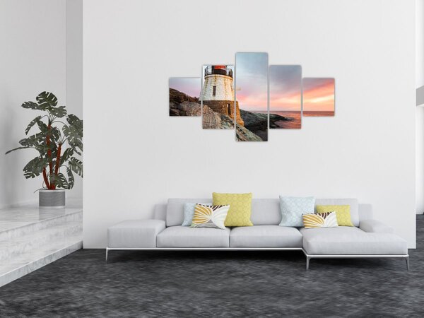 Obraz - Maják Castle Hill (125x70 cm)