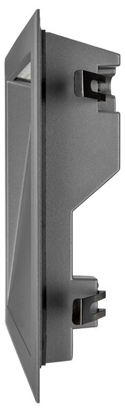 Schrack Venkovní zápustné svítidlo Fano Medium LED 8,4W 3000K, antracit, rozměr 19,3x23,8cm, IP65