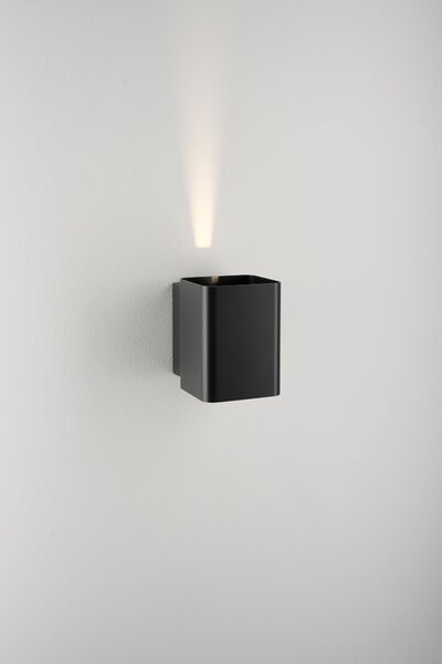 Schrack Venkovní nástěnné svítidlo Lugo Wall LED 13,5W 3000K, antracit, výška 13,9cm, IP54