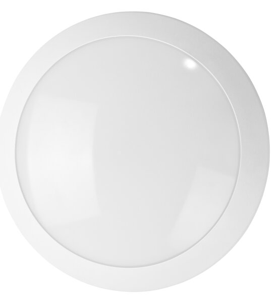 Schrack Venkovní stropní svítidlo Leila LED 20W 3000/4000K, bílá, průměr 30cm, IP65
