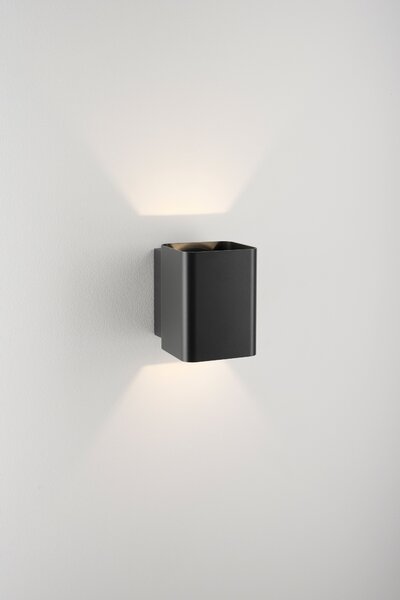 Schrack Venkovní nástěnné svítidlo Lugo Wall LED 13,5W 3000K, antracit, výška 13,9cm, IP54
