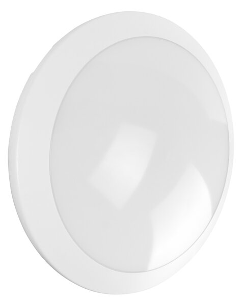 Schrack Venkovní stropní svítidlo Leila LED 20W 3000/4000K, bílá, průměr 30cm, IP65