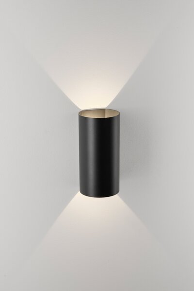 Schrack Venkovní nástěnné svítidlo Lugo Round LED 13,2W 3000K, antracit, výška 24cm, IP54