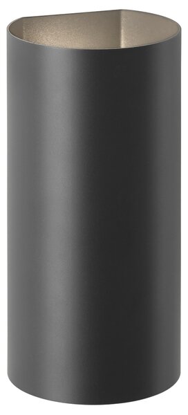 Schrack Venkovní nástěnné svítidlo Lugo Round LED 13,2W 3000K, antracit, výška 24cm, IP54