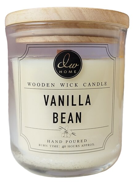 DW HOME Vanilla Bean Vonná svíčka ve skle, 326 g