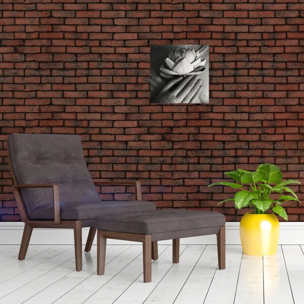 Obraz - Lotos v rukou Buddhy (30x30 cm)