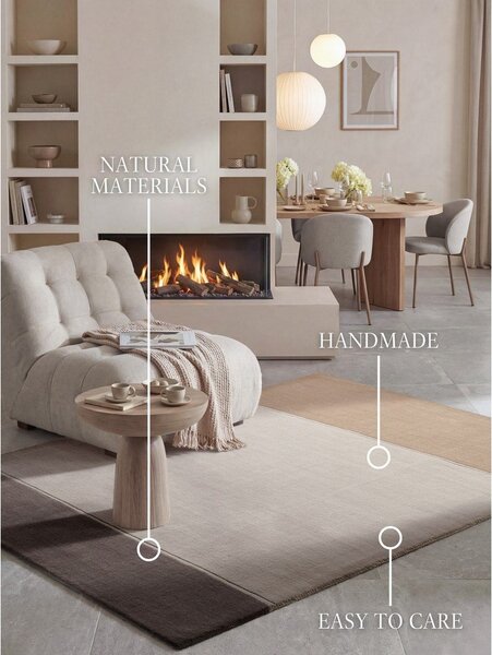 Hnědý/krémový vlněný koberec 120x170 cm Quentin – Villeroy&Boch