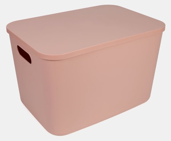 Sinsay - Úložný box s víkem - pastelová růžová
