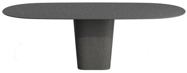 Tribu Betonový jídelní stůl Tao, Tribu, oválný 240x120x75 cm, odlehčený beton barva linen