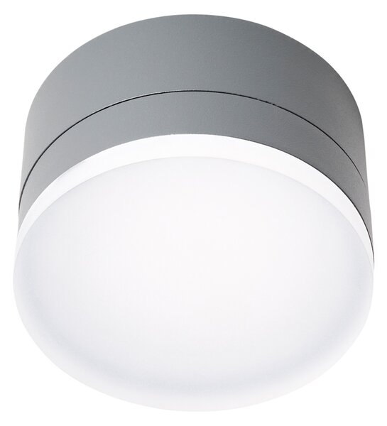 Schrack Venkovní stropní svítidlo Zelda LED 12W 3000K, antracit, průměr 10,8cm, IP54