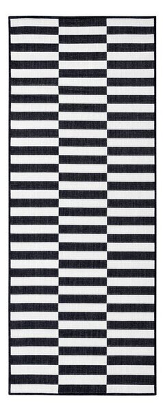Černobílý vnitřní a venkovní běhoun 80x200 cm Viela – Hanse Home