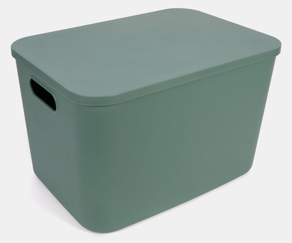 Sinsay - Úložný box s víkem - tmavě zelená