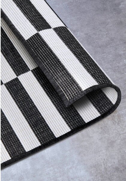 Černobílý vnitřní a venkovní běhoun 80x200 cm Viela – Hanse Home
