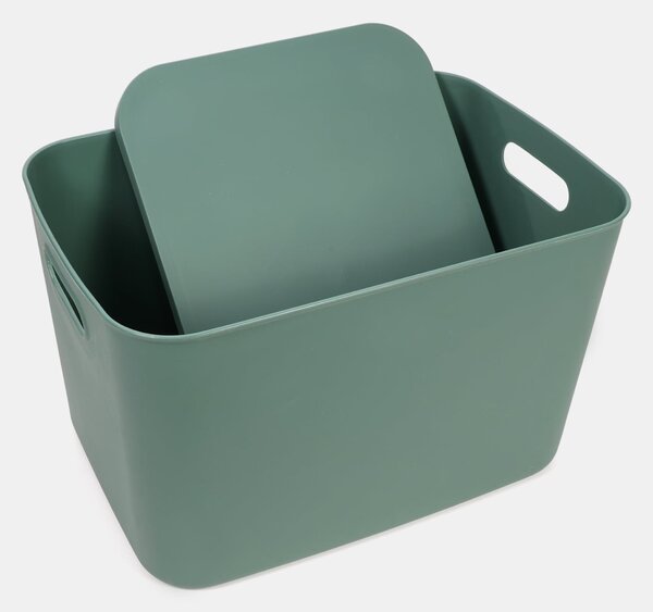 Sinsay - Úložný box s víkem - tmavě zelená