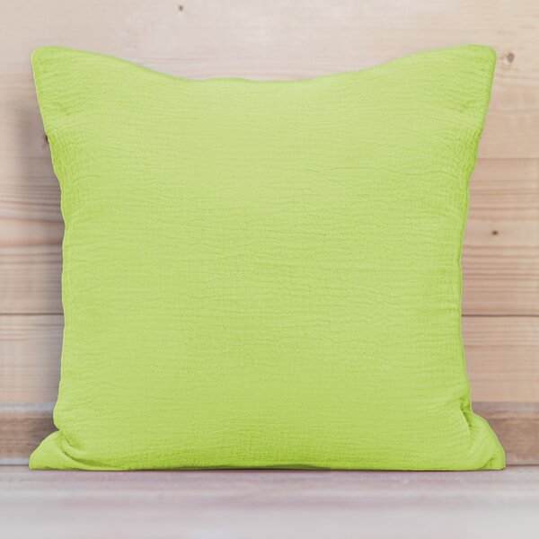 Biante Mušelínový povlak na polštář MSN-058 Světle pistáciový 30 x 50 cm