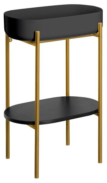 Sapho Sapho, PUNO podstavec s umyvadlem 550x860x360mm, zlatá mat, SKA570-5-01