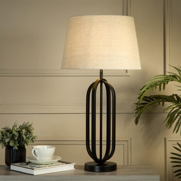 Searchlight EU91101NA - Stolní lampa CHIC 1xE27/60W/230V krémová