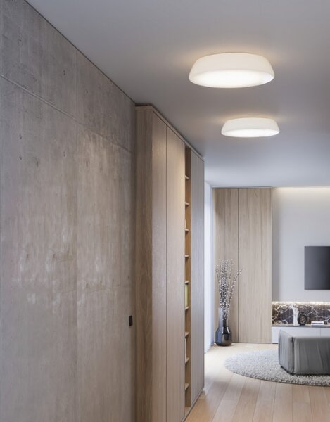 Lucis S0.K1.B50 Bowl, skleněné stropní svítidlo s neviditelným uchycením LED 30,3W 3000K, průměr 50,5cm
