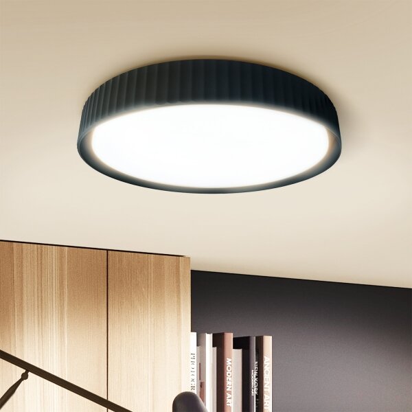 Brilagi - LED Stropní svítidlo LUCIA LED/24W/230V pr. 31 cm černá
