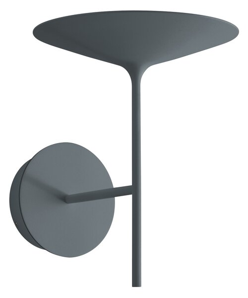 Linea Light 8503 Poe_W, moderní šedé nástěnné svítidlo LED 7W 3000K, průměr 17,5cm
